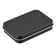 thumbnail image 1 of Uxcell  3.43" x 2.36" x 0.71" Tin Box Empty Storage Containers with Lids Tinplate Black 3pcs, 1 of 4