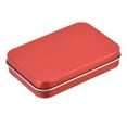 thumbnail image 1 of Uxcell 3.43" x 2.36" x 0.71" Tin Box Empty Storage Containers with Lids Tinplate Red 3pcs, 1 of 4