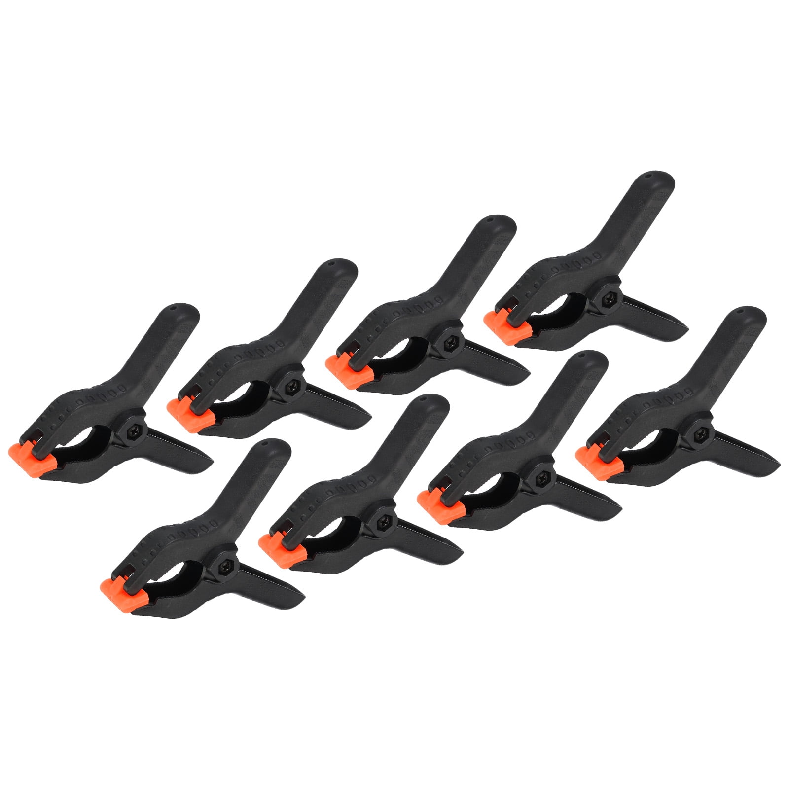 Uxcell 3.5 Inch Spring Clamps, 8 Pack Plastic Flexible Anti Slip Strong ...