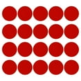 thumbnail image 1 of Uxcell 3.5" Round Floor Sticker Classroom Spot Marker Adhesive Waterproof Vinyl Line Up Sign Red 20 Pack, 1 of 6