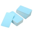 thumbnail image 1 of Uxcell 3.5" x 2" Blank Paper Business Cards, 180 Pack Small Index Flash Cards Words Message Note Card, Blue, 1 of 6