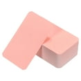 thumbnail image 1 of Uxcell 3.5" x 2" Blank Paper Business Cards Small Index Flash Cards Message Note Card, Pink 100 Pack, 1 of 7