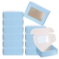 thumbnail image 1 of Uxcell 3.5"x2.5"x1" Paper Soap Box with Window Homemade Soap Boxes Rectangle Presents Packaging Boxes, Blue 30 Pack, 1 of 6