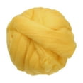 thumbnail image 1 of Uxcell 3.53oz Wool Roving Yarn Felting Wool Fiber for Needle Felting and Craft Supplies, Medium Yellow, 1 of 7