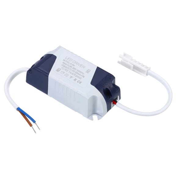 Uxcell 3-5W 300mA LED Driver AC 85-265V Output 12-20V DC Male Connector Transformer