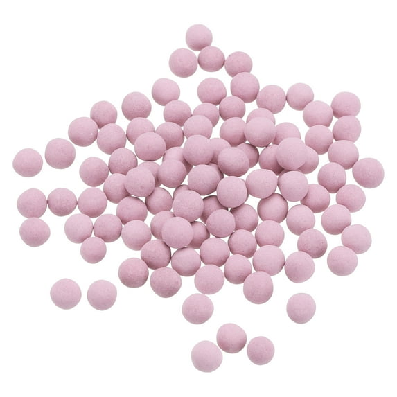 Uxcell 3-5mm 0.22 lbs Clay Pebbles Pink Gardening Potted Balls for Hydroponic Growing