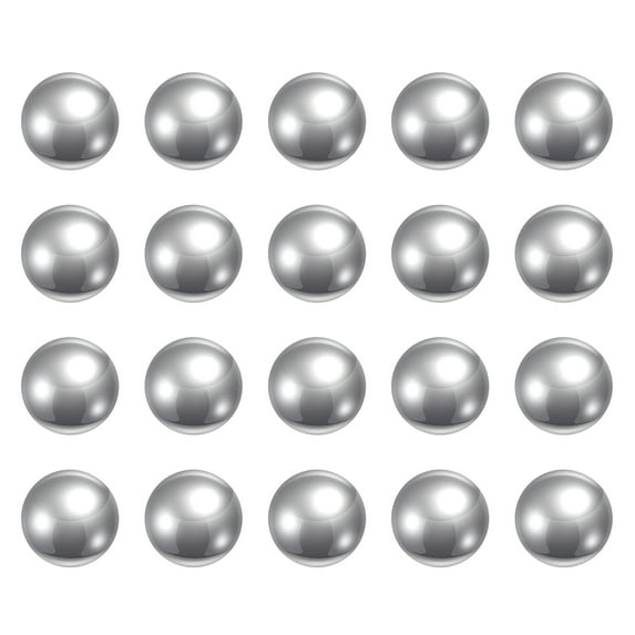 Uxcell 3.5mm 201 Stainless Steel Bearing Balls G200 Precision 800 Pack, 13.5mm 20
