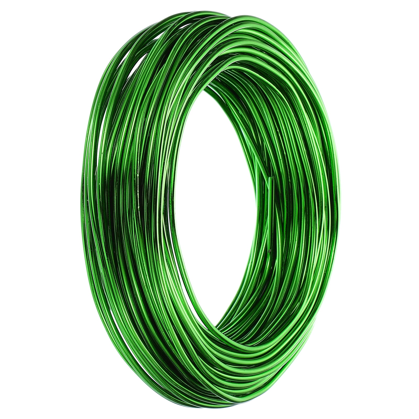Uxcell 3.5mm Bonsai Training Wire, 1 Roll Floral Wire Stems 95.1 Feet Green