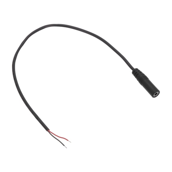 Uxcell 3.5mm Female Jack to Bare Wire Open End Replacement 26AWG TRS 2 Pole Stereo 1/8" Mono Audio Cable Plug Jack Plug 34mm for Earphone Headphone Cable Repair, 11.8inches
