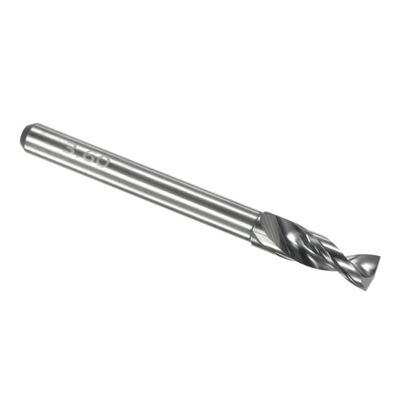 Uxcell 3.6mm Dia 1/8" Shank Tungsten Carbide Spiral Flute Micro PCB Drill Bits