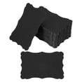 thumbnail image 1 of Uxcell 3.7"x2.4" Blank Paper Business Cards, 120 Pack Small Index Flash Cards Words Message, Black, 1 of 6