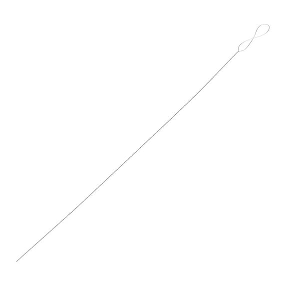 Uxcell 3.74 inch Thread Sewing Needles Collapsible Large Eye Beading Needle Stainless Steel Silver Tone 1pack