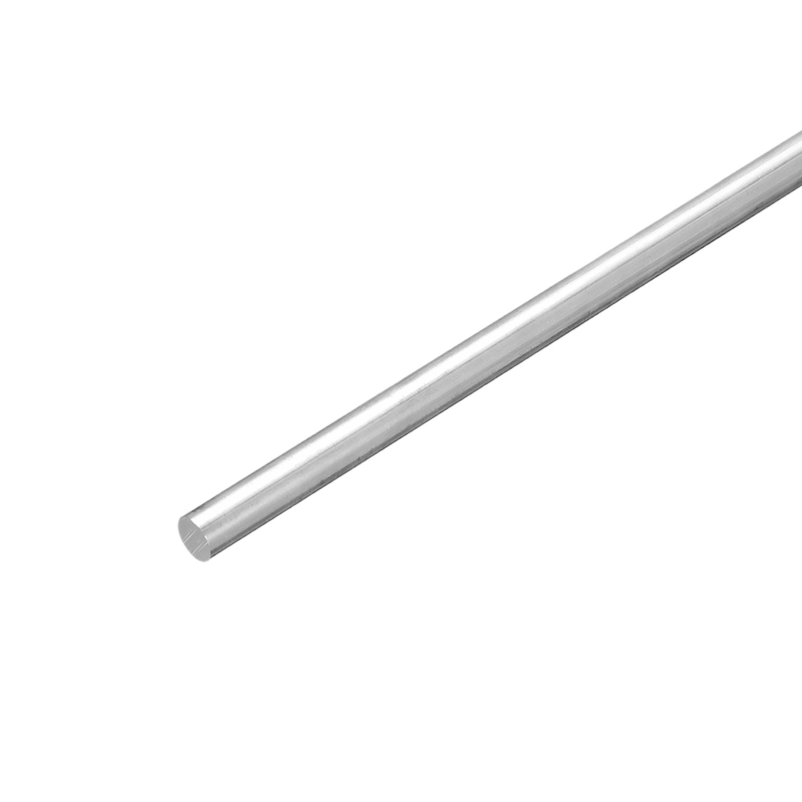 Uxcell 3/8"(10mm) Dia Round Aluminum Rod, 16" Long 6063 Aluminum Round Bar Stock