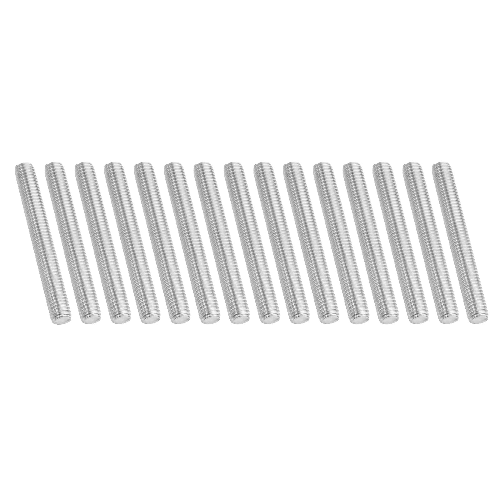 Uxcell 3/8"-16 Fully Threaded Rod, 15Pcs 3.1" Length 304 Stainless Steel Thread Screw