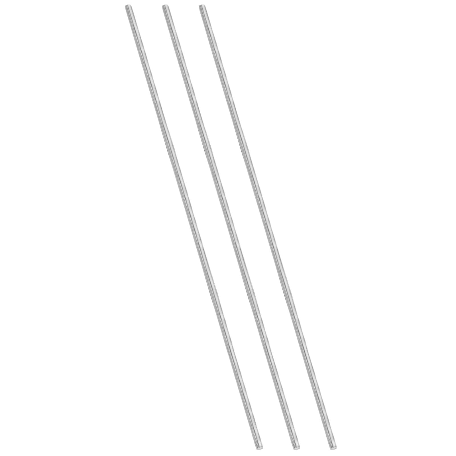 Uxcell 3/8"-16 Fully Threaded Rod, 3Pcs 15.7" Length 304 Stainless Steel Thread Screw