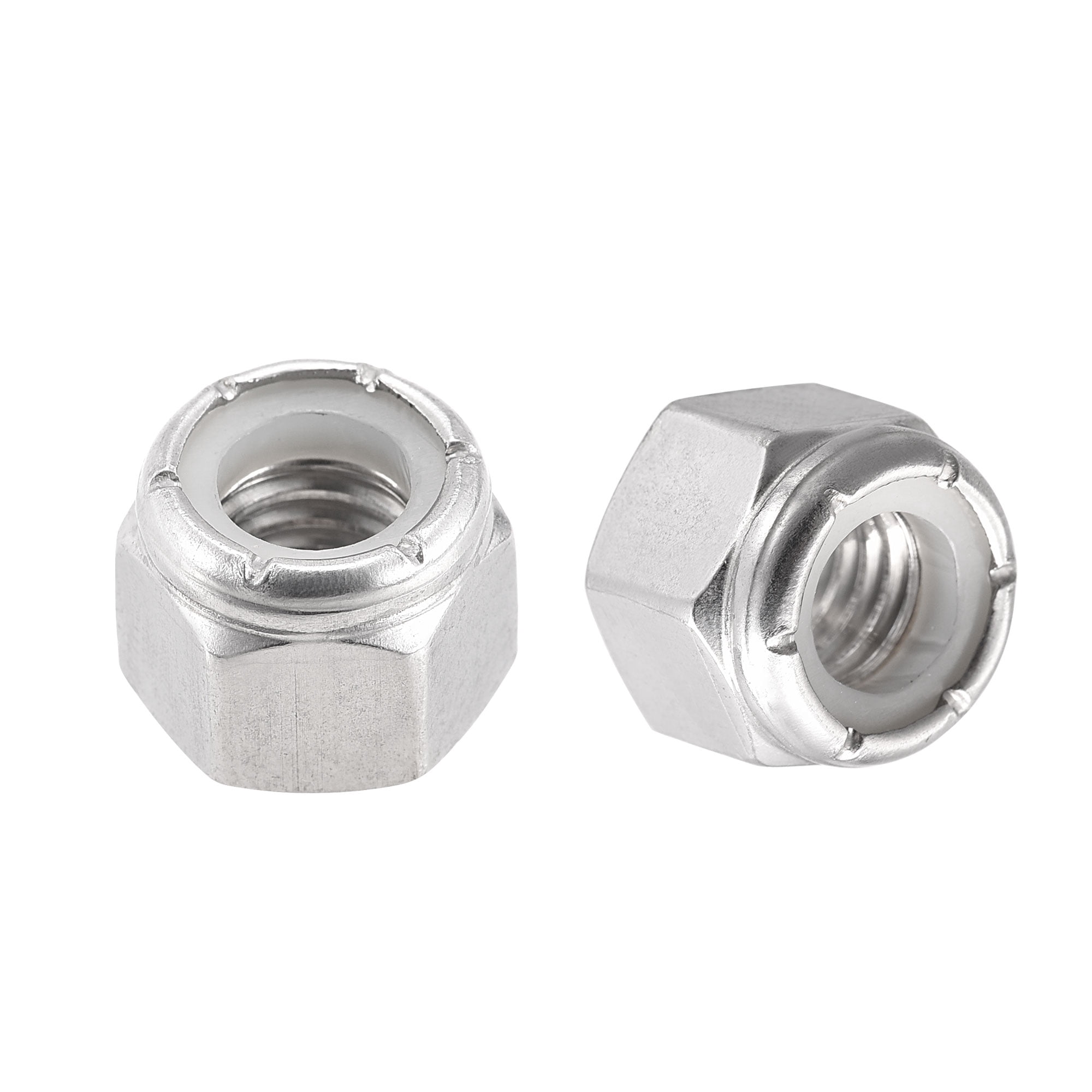 50 Pcs 3/8-16 Finished Hex Nuts, Stainless Steel 18-8 Plain Finish - By Fastenere, High Corrosion Resistance For Industrial, Automotive, DIY Projects