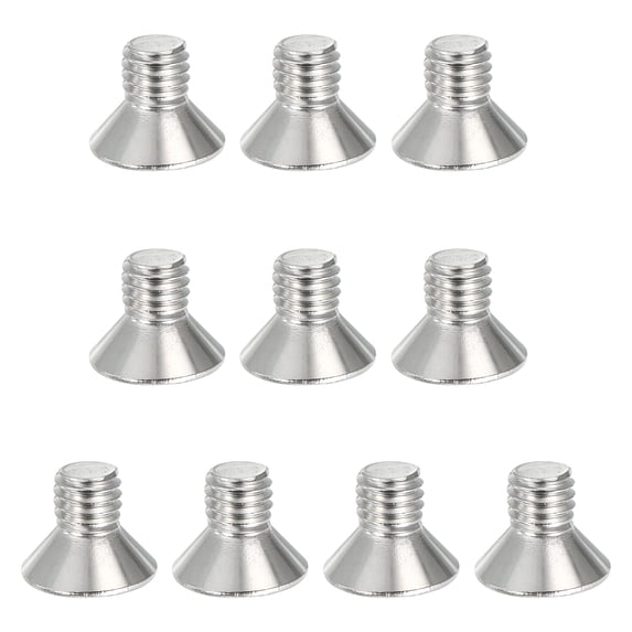 Uxcell 3/8-16 x 5/8" Flat Countersunk Head Socket Cap Countersunk Bolt Machine Screws 304 Stainless Steel 18-8, 10 Pcs