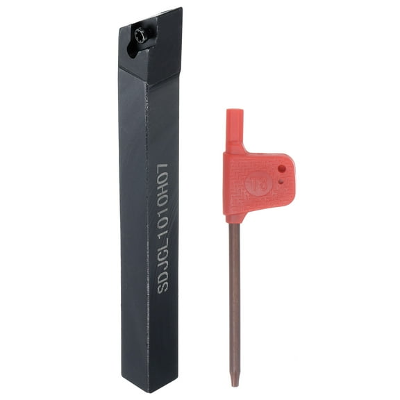 Uxcell 3/8" CNC Lathe Indexable Carbide Turning Tool Holder SDJCL1010H07 75
