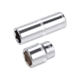thumbnail image 1 of Uxcell 3/8" Drive 15mm Deep and Shallow 6-Point Socket Set, Metric, CR-V, 1 of 5