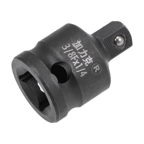 Uxcell 3/8" Drive (F) x 1/4" (M) Impact Socket Reducer for Ratchet Wrenches, Female to Male, Cr-Mo