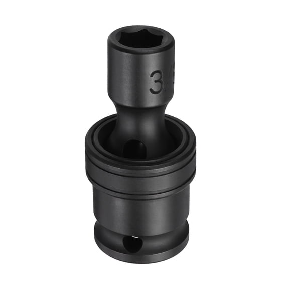 Uxcell 3/8" Drive Impact Swivel Socket 3/8inch Universal Joint Socket 1Pcs