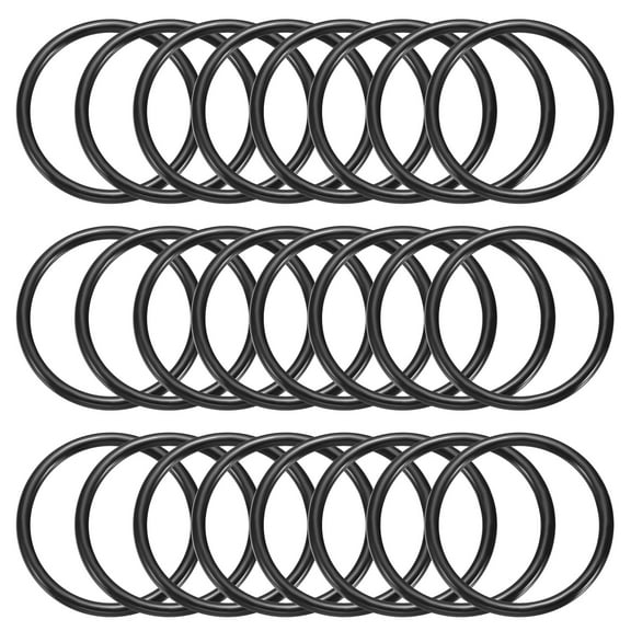 Uxcell 3.8 Inch Dream Catcher Rings, 24 Pcs Plastic Macrame Wreath Floral Round Ring Hoop, Black