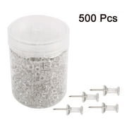 Uxcell 3/8 Inch Push Pins  Thumb Tacks for Home Office Hanging Clear, 500 Pack