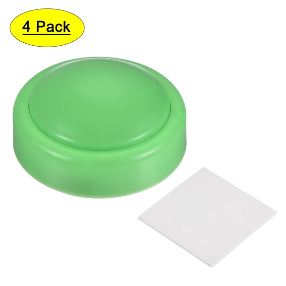 Uxcell 3.8'' Touch Tap Light LED Push Night Light Battery Powered Plastic Green 4Pcs