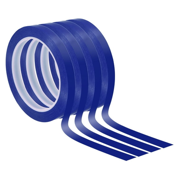 Uxcell 3/8" Whiteboard Tape Thin Dry Erase Tape, Blue, 4 Pack