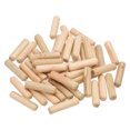 thumbnail image 1 of Uxcell 3/8 Wooden Dowel Pins,200 Pcs M10x40mm Wood Dowel Pins Hardwood Pegs Fluted Groove Easy Insertion for Craft Furniture, 1 of 6