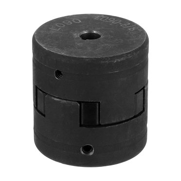 Lexar Industrial L100 Flexible L-Jaw Coupling Set – 7/8 To 1 Inch, 3-Piece Kit With NBR Rubber Spider, Steel
