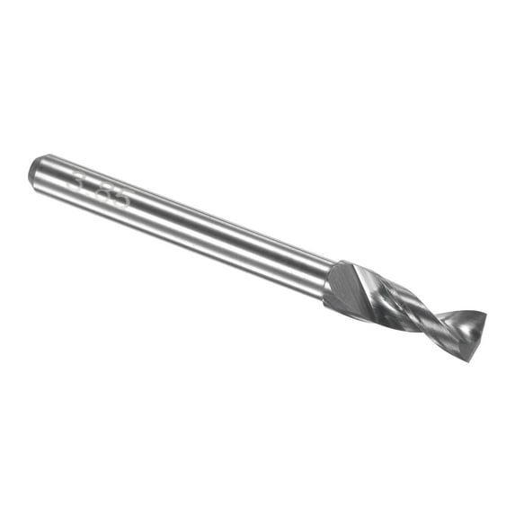Uxcell 3.85mm Dia 1/8" Shank Tungsten Carbide Spiral Flute Micro PCB Drill Bits