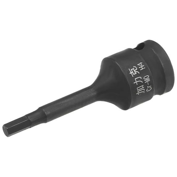 Uxcell 3/8Inch Drive x 0.16" Impact Hex Bit Socket, Metric 2.36" Length, Chrome Molybdenum Steel