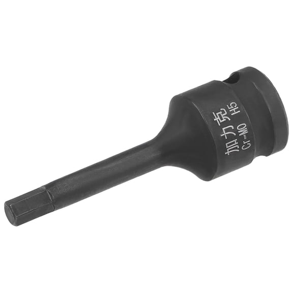 Uxcell 3/8Inch Drive x 0.2" Impact Hex Bit Socket, Metric 2.36" Length, Chrome Molybdenum Steel