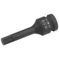 thumbnail image 1 of Uxcell 3/8Inch Drive x 0.28" Impact Hex Bit Socket, Metric 2.36" Length, Chrome Molybdenum Steel, 1 of 3