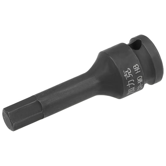 Uxcell 3/8Inch Drive x 0.31" Impact Hex Bit Socket, Metric 2.36" Length, Chrome Molybdenum Steel