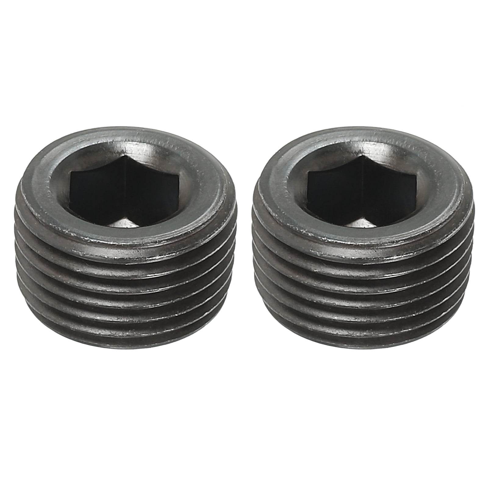Internal Tree Plug Uxcell 3/8NPT Male Pipe Plug Internal Hex Thread Socket Solid Stainless ...