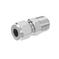 thumbnail image 1 of Uxcell 3/8NPT x 8mm Stainless Steel Compression Tube Fitting with Double Ferrules, 1 of 7