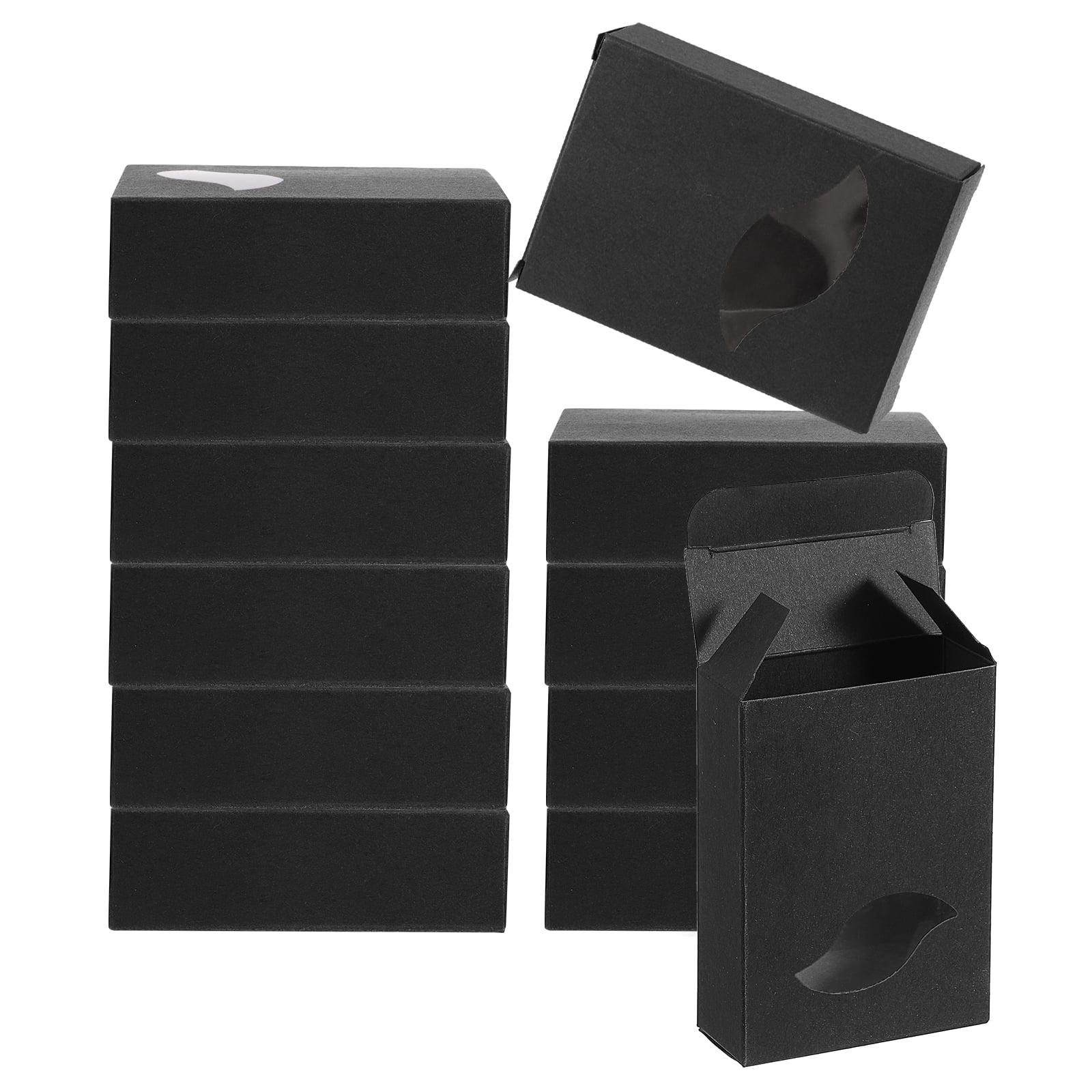 Uxcell 3.8x2.8x1.2" Paper Soap Box with Window, 40 Pack Soap Boxes Leaf ...