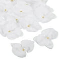 thumbnail image 1 of Uxcell 3.9" Artificial Silk Phalaenopsis Orchid Flower Heads for DIY Wedding Decor, Pure White 20 Pack, 1 of 6