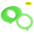 thumbnail image 1 of Uxcell 3.9" OD 2.8" ID 0.08" Thickness Silicone Jar Gaskets Green 6 Pack, 1 of 6