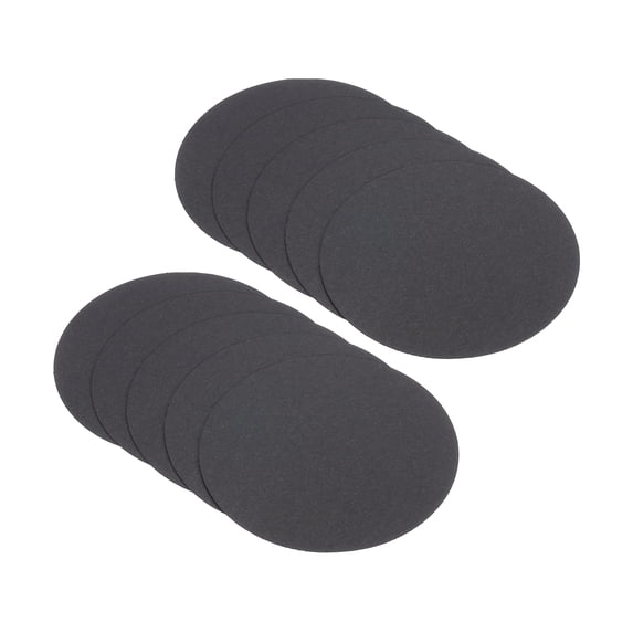 Uxcell 3.9-inch Round Cardboard Paper, 50 Pcs Blank Disc Circles Slices for Party Decorations DIY Craft, Black
