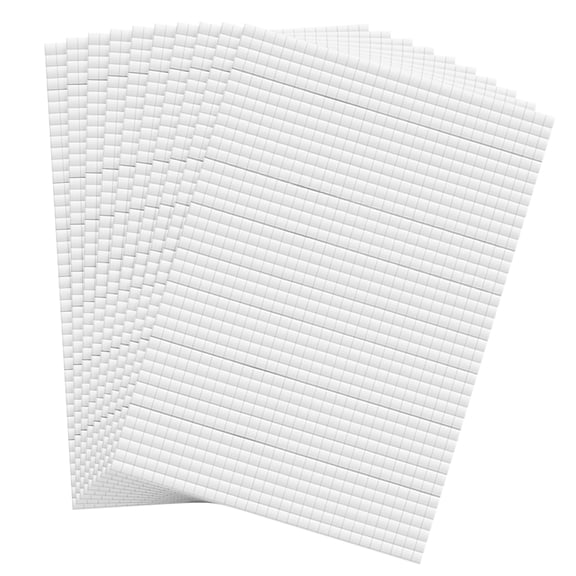 Uxcell 3.94 Inch Foam Dots Squares, 500 Pcs 10 Sheets Rectangular Shape 3D Foam Tapes Mount for Craft DIY Art