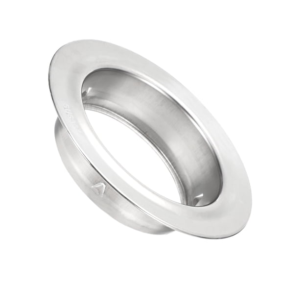 Uxcell 3.94 Inch Pipe Collar, Round Wall Flange Straight Pipe Flange, Silver