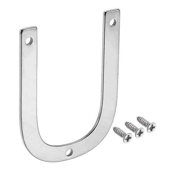 Uxcell 3.94 Inch Stainless Steel House Letter U for Mailbox Hotel Address Door Sign