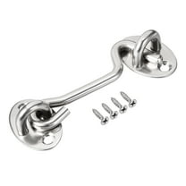 Uxcell 3" Cabin Hook Eye Latch Stainless Steels