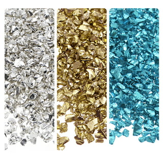 12 Box Crushed Glass Craft Glitter Fine for Resin Art, Small Broken Glass  Pieces Irregular Metallic Crystal Chips Chunky Flakes Sequins for Nail Arts  DIY Vase Filler Epoxy Jewelry Making Decoration A#GLITTER