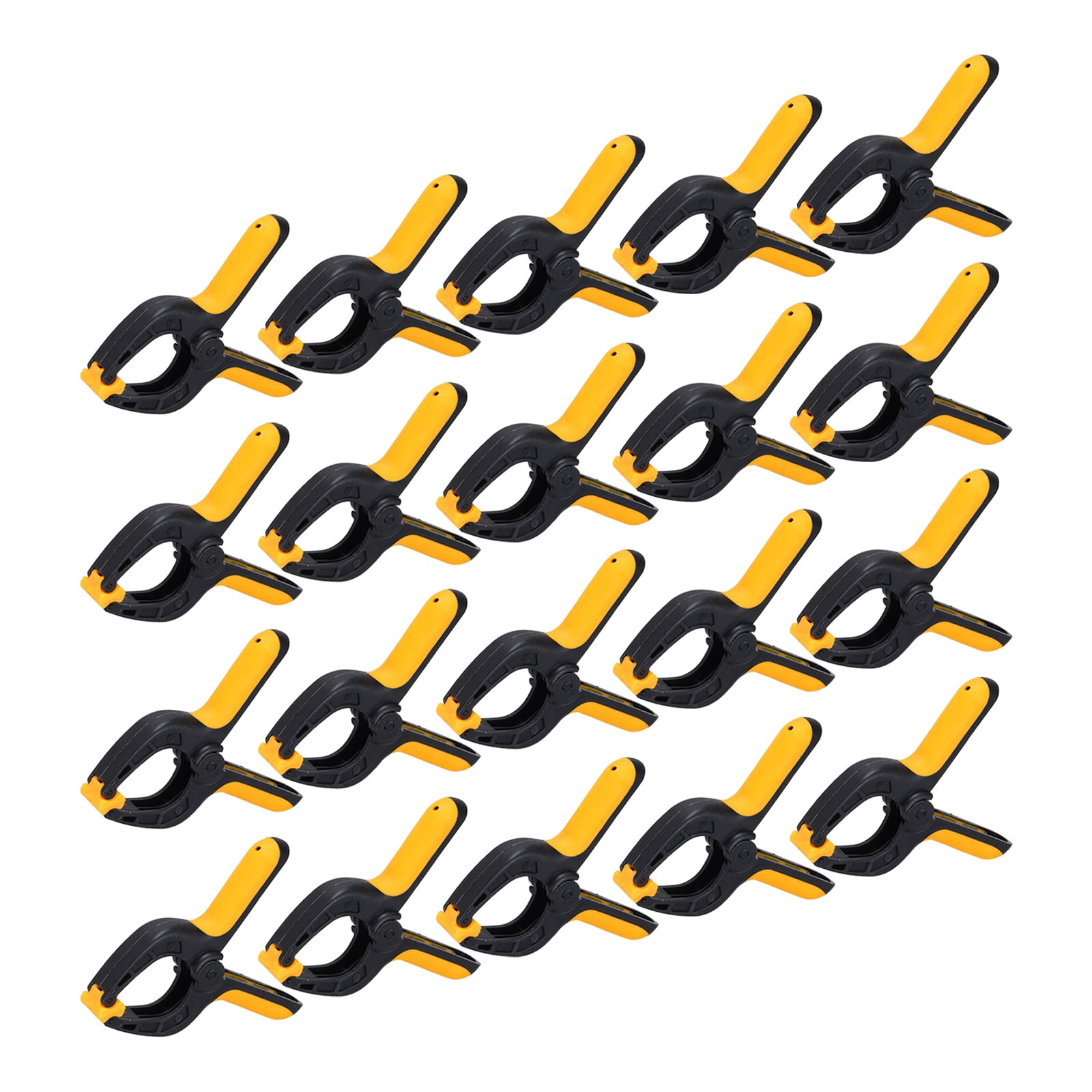 Uxcell 3 Inch Backdrop Spring Clamps, 20 Pack Plastic Flexible Anti ...