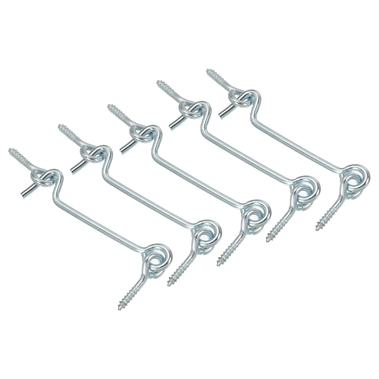 Uxcell 4-Pack Over The Door Hooks - Carbon Steel Single Hooks For Cabinet Doors, Kitchen, Bathroom (Red)