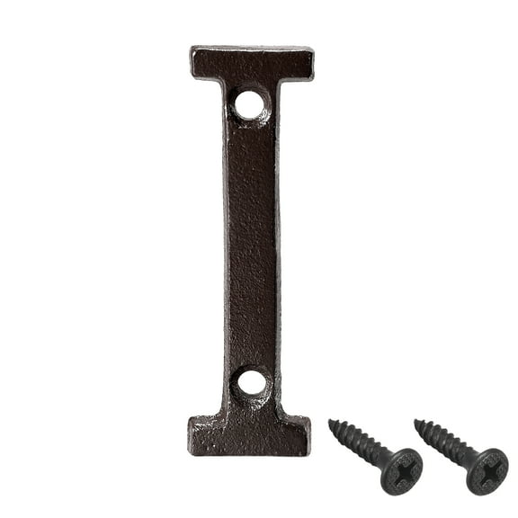 Uxcell 3 Inch Cast Iron House Letter Mailbox Address Sign Letter I